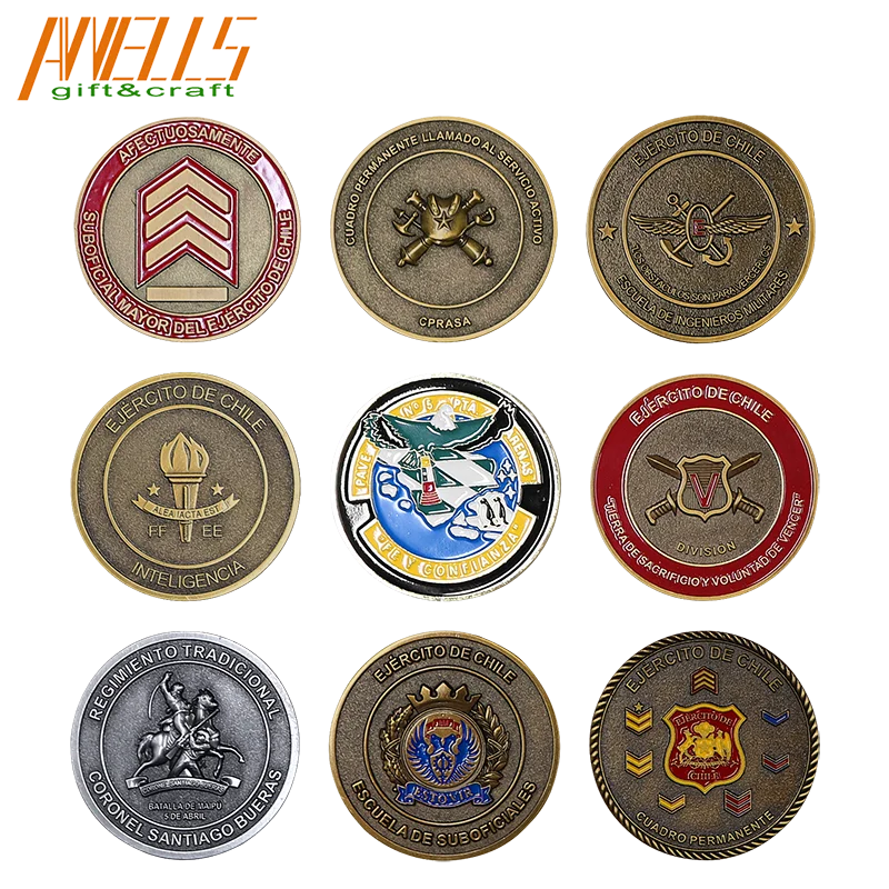 Custom Metal Coin For Hats And Denim Jackets Collection – Premium Zinc Alloy Challenge Coins By AWELLS With 3D relief For Personalized Fashion Accessories