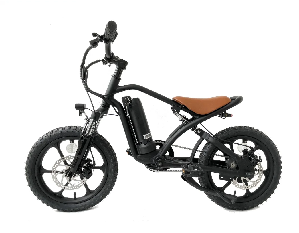 24V 200W Kids Electric Bike 16 inch small Children's E-Bike Self ...