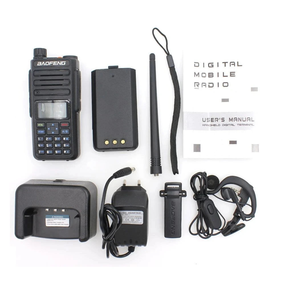 宝峰 DR-1801UV 136-174 & 400-470MHz DMRデジタル無線 Tier1+2