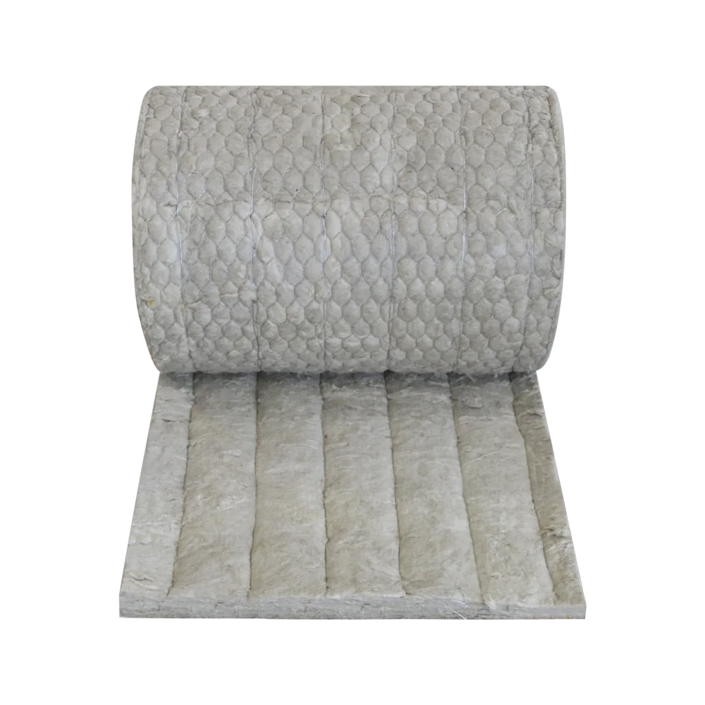 Cheap Price Thermal Insulation 60kg/m3 80kg/m3 100kg/m3  50mm 75mm 100mm Mineral Wool Rock Wool Insulation Blanket Felt Roll