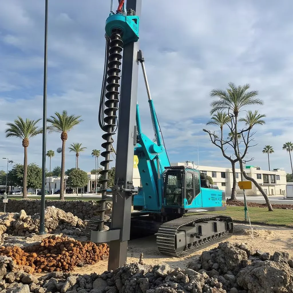 SDLQ Hydraulic CFA Multifunctional Piling Rig with Essential Components Engine Pump Motor Gear Bearing Gearbox