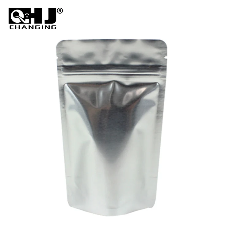 silver mylar bag