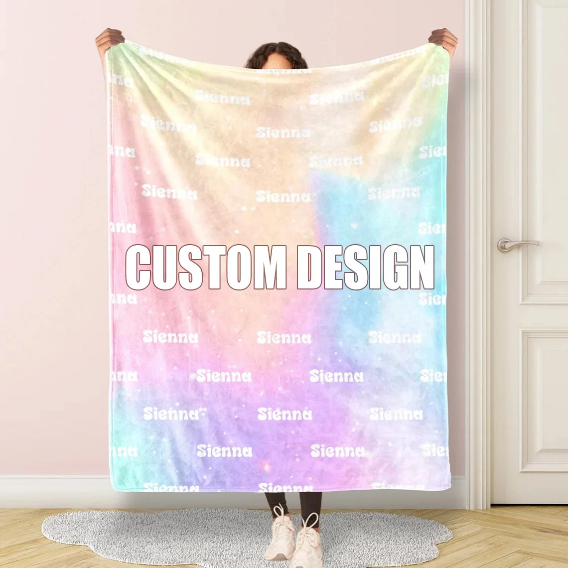 Индивидуальное одеяло с логотипом