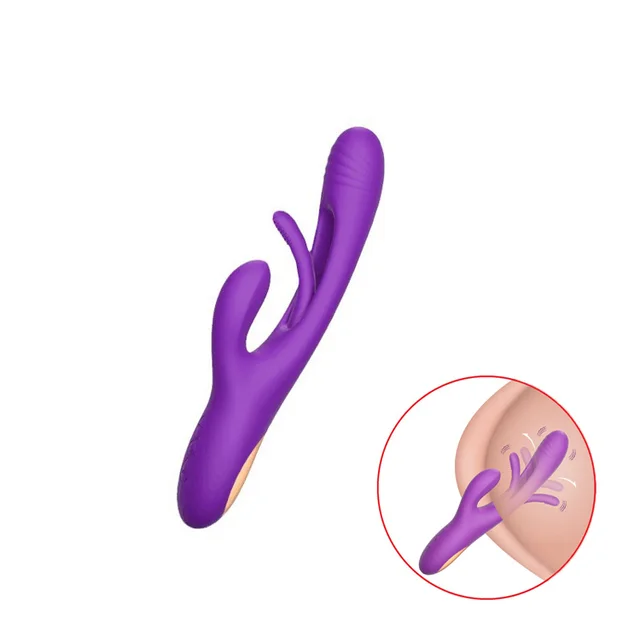 Women's 3 in 1 Powerful G-Spot Vibrator Toy Vaginal Tongue Licking Climax Stimulator Adult Sex Dildo Toy Made of Silicon