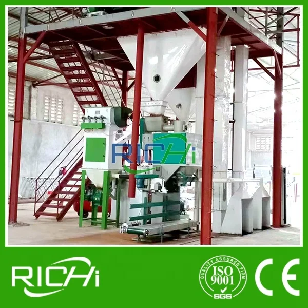 Small Output 3~5t/h Chicken/cattle Farm Machines/animal Feed Processing Plant