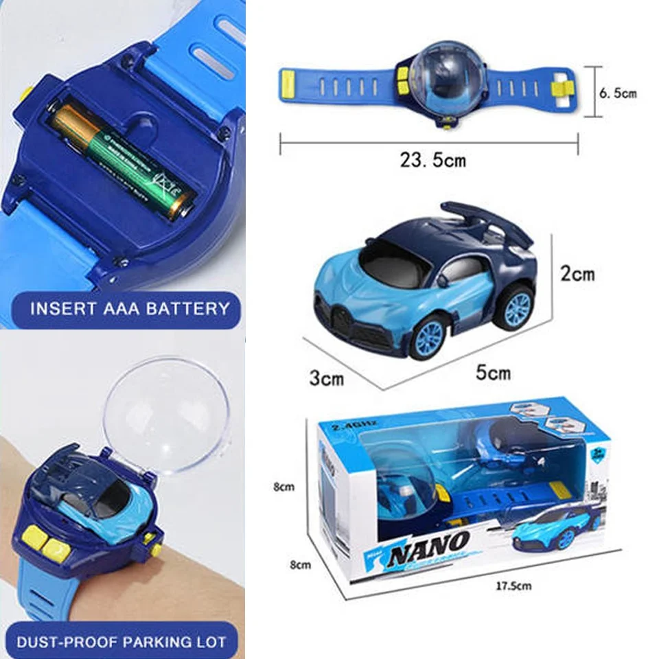 Мини-часы с дистанционным управлением автомобиль датчик гравитации Часы игрушки часы автомобиль игрушки для детей с дистанционным управлением