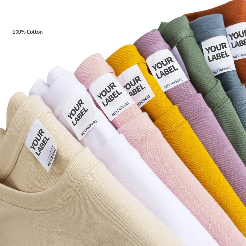 Camisas personalizadas de algodón orgánico ecológico con