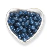 8mm Imitation Jade Glass Beads - Haze Blue