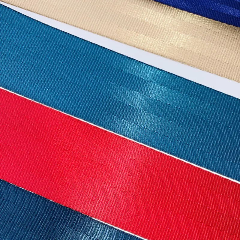 47mm Car Polyester Webbing Factory Web Band for Seatbelt Safety Belt Black Polyester Coloured Seat Belt Webbing
