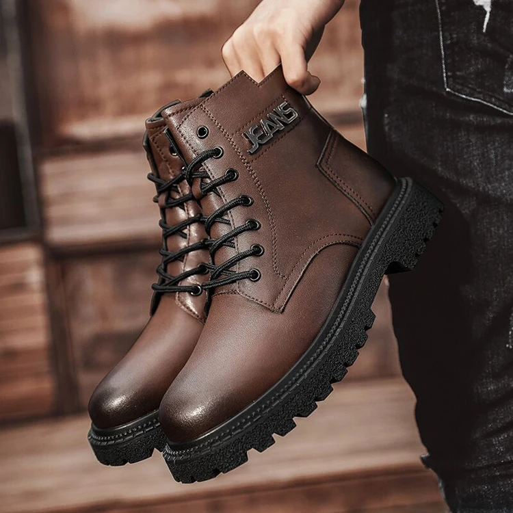 Fashion trendy flat boots