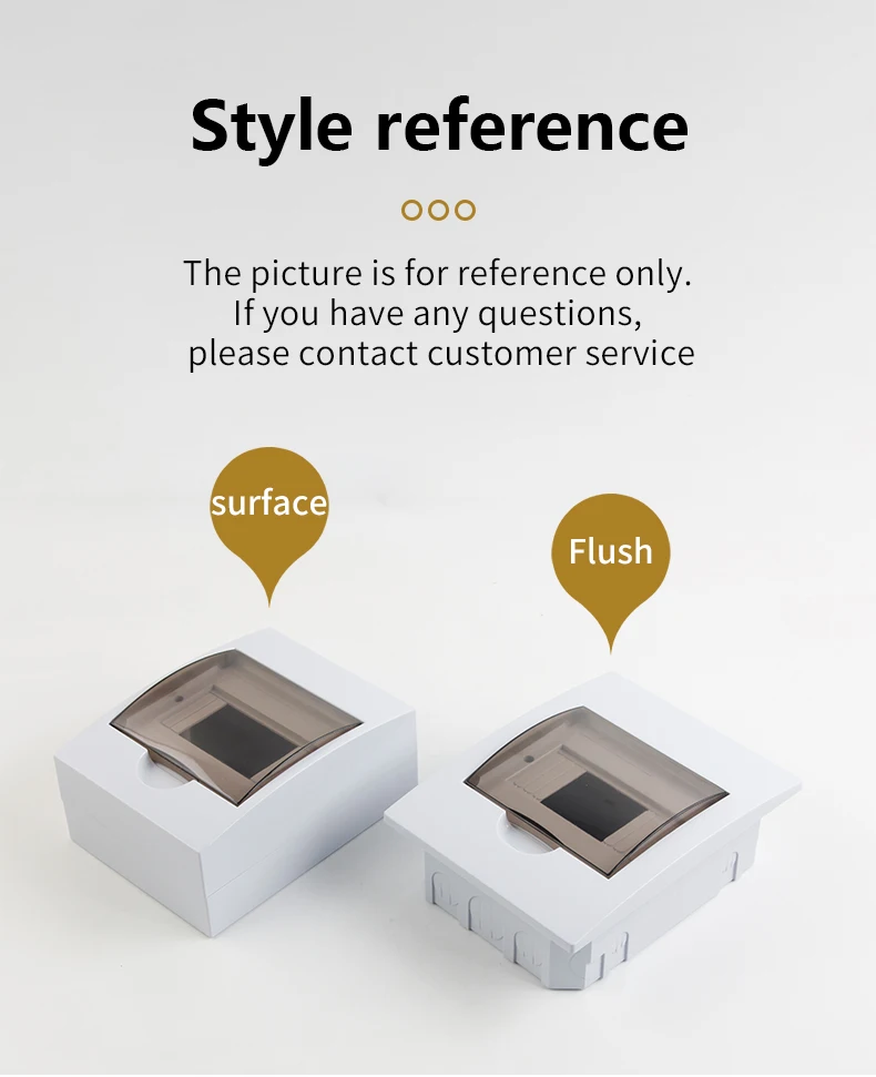 Ip65 Waterproof Distribution Boxes Saip/saipwell 150x110x70 Mm New