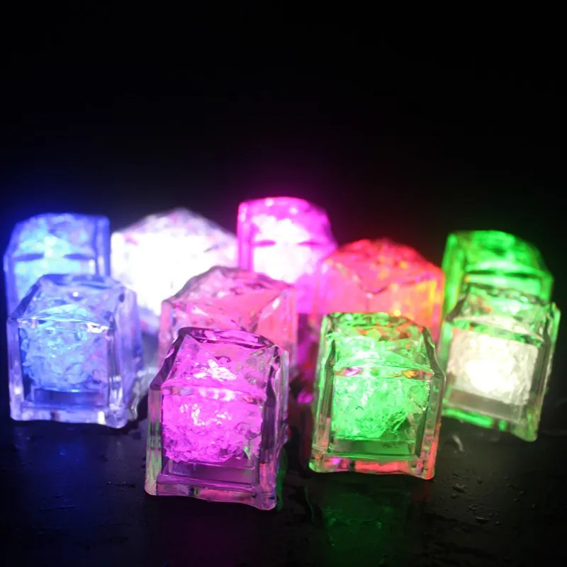 Best Led Glow Ice Cube Fast Slow Flashing Led Lights Glitter Light Up ...