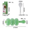 Color box  green  Shaker + spoon set