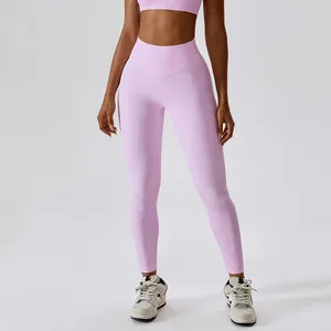 Wholesale Custom Logo Active Gym Sports Fitness Yoga Wear Ribbed Plus Size Women's Pants Yoga Leggings