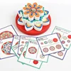 Gioco Puzzle in Legno con Fiori Impilabili