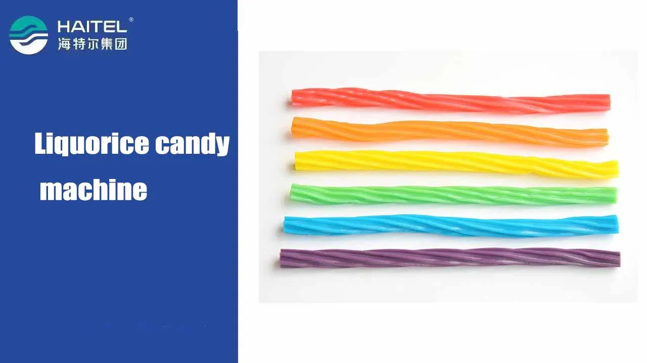 Factory Use Licorice Candy Extruder Making Machine Machinery Production Line for Candy