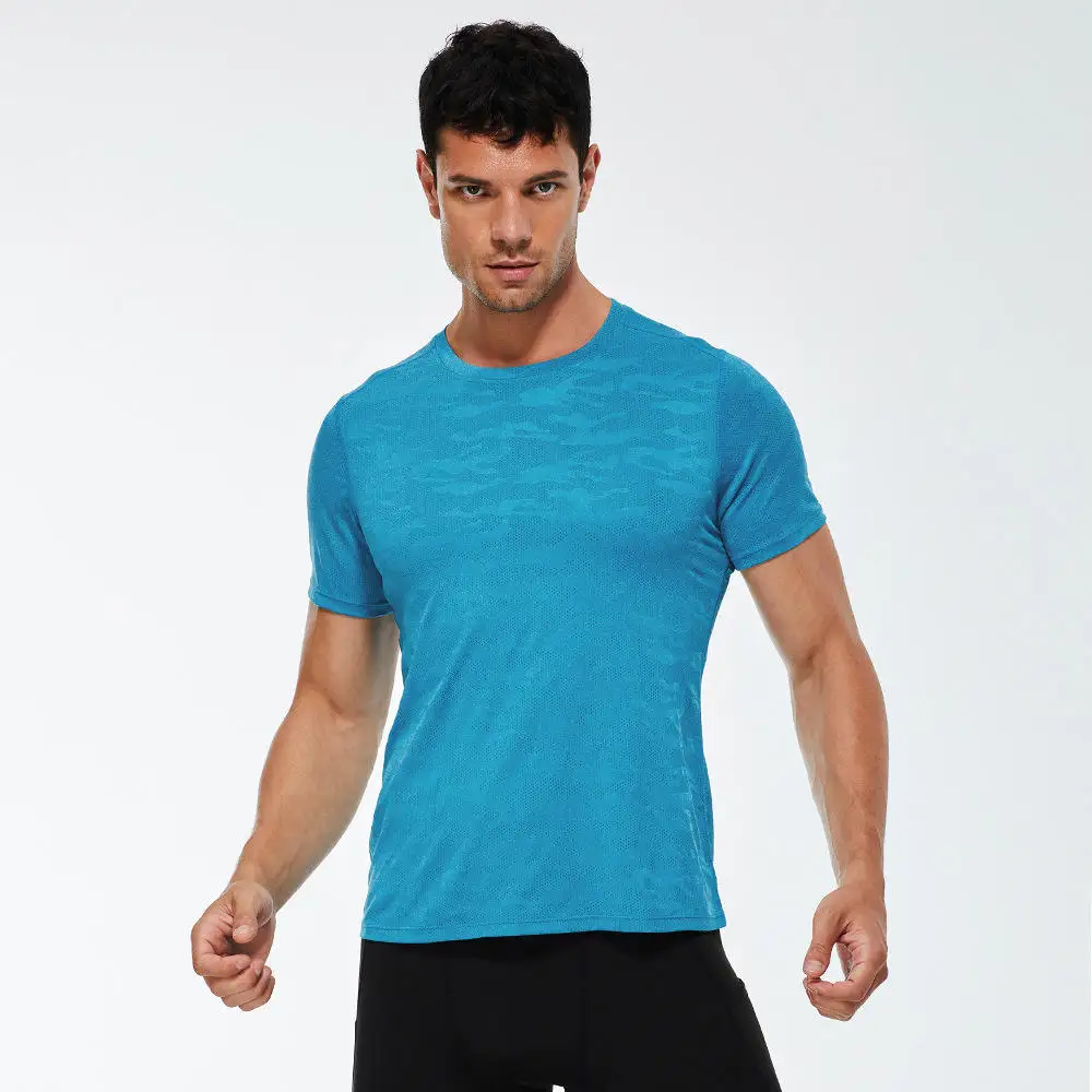 Men's Tshirt Men Tee Tops Wholesale Custom Short Sleeve Breathable