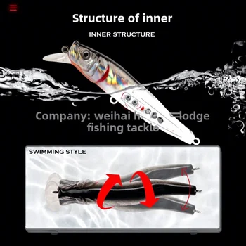 Hunting House Artificial Hard Bait Dead-Fish-Style Crankbait Hunched Back Floating 65/85mm 5/85g for Bass Mandarin Fish – Hard Lure – view 2