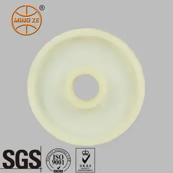 China Supplier Hot Sale High Grade Excellent Performance Heavy Duty 200X45mm White Solid Nylon Wheels Labor-Saving for Trolleys
