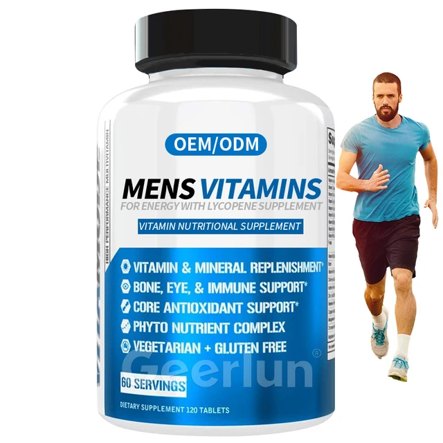 OEM ODM Multivitamin Supplements for Men with Lycopene Support Eyes Health Men's Vitamins Tablets