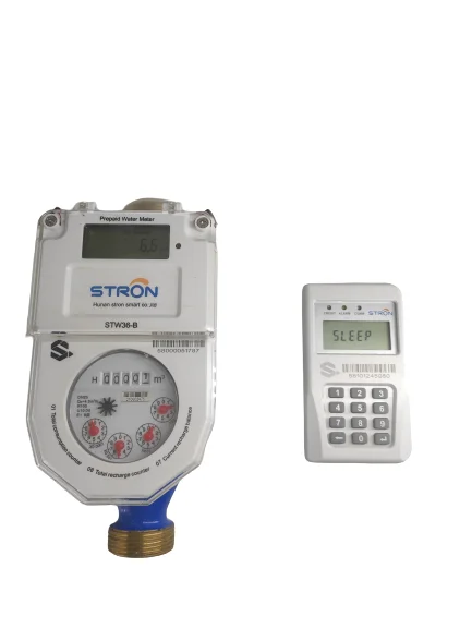 Brass Body Lora Wireless Prepaid Water Meter with 16MPA Water Pressure and 8 Years Battery Life