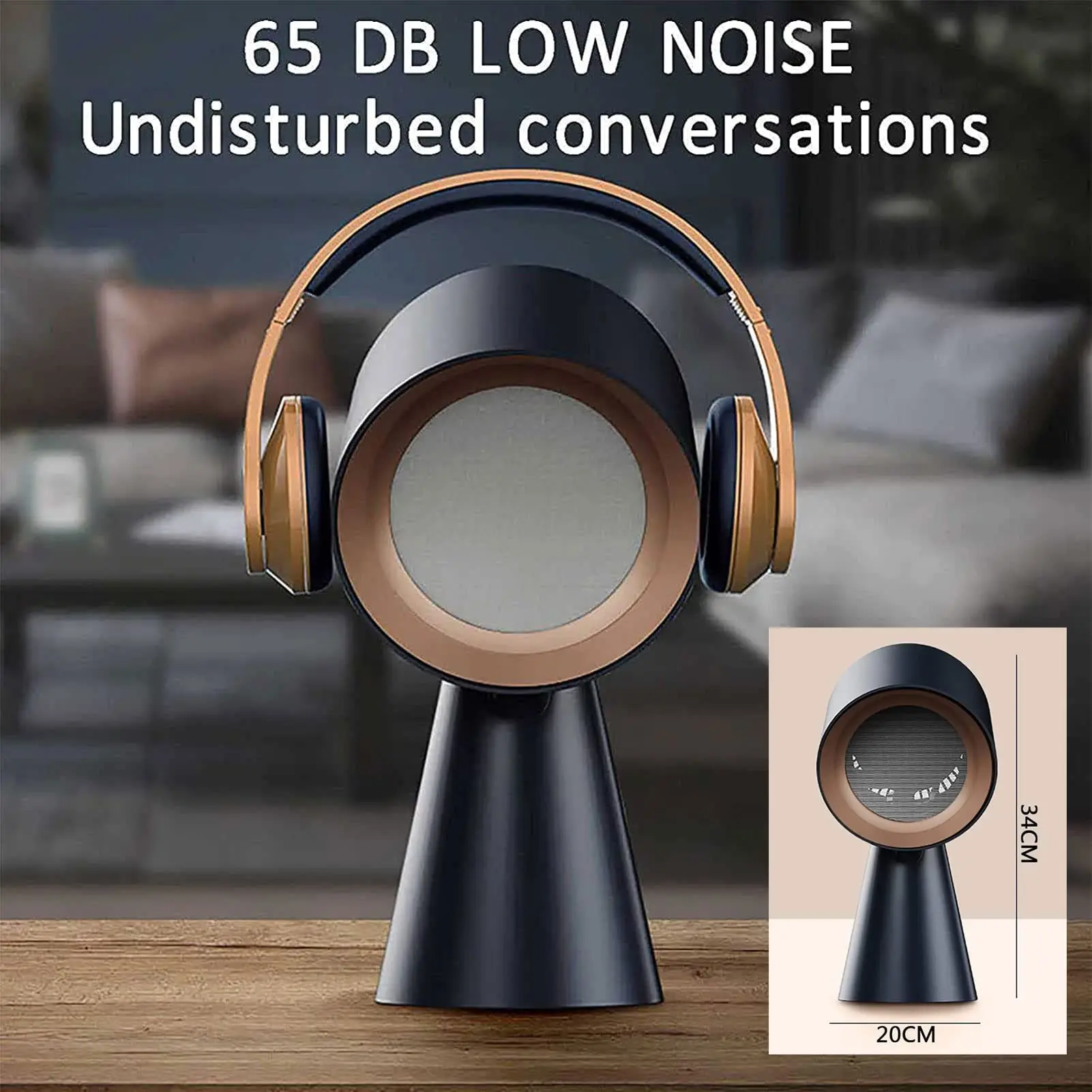 Table Top Exhaust Fan Mini Portable Extractor Hood Modern Luxury