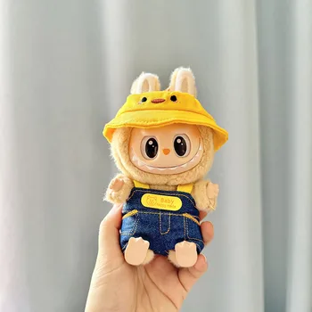 Second Generation Labubu Cloth Face Pendant Adorable Baby Clothes with Vinyl for Parties Only Clothes-Doll Accessories Series
