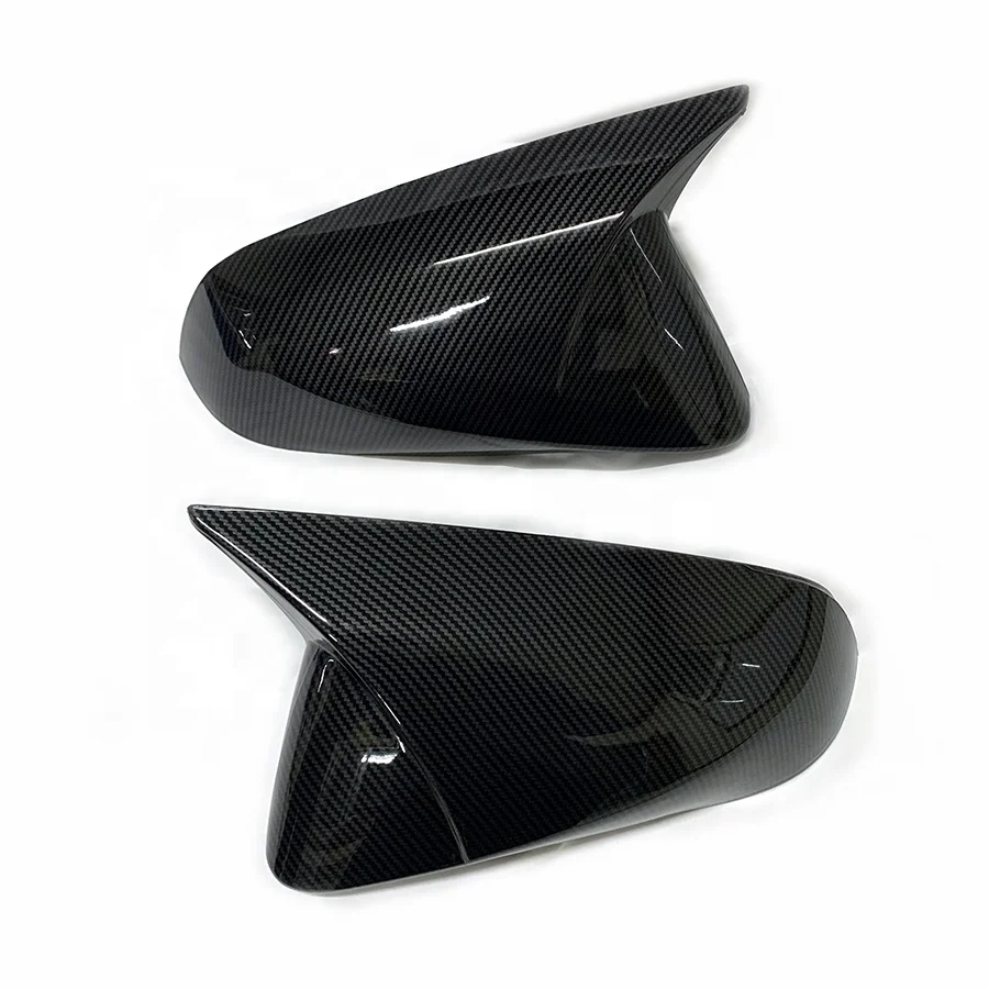 Tiypeor Rearview Caps Rear Side Mirror Cover Trim for Lexus NX Speed Style Assembly Retrofit ABS Carbon Fiber