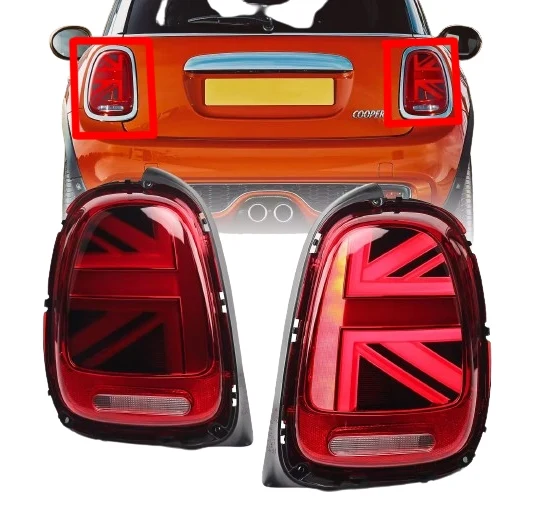 black full LED Taillight tail light lamp For BMW Mini Hatch Cooper F55 F56 F57 2014 - 2022