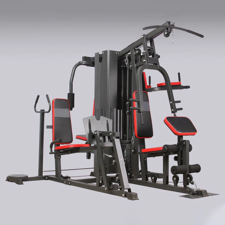 Новое поступление, многофункциональное коммерческое оборудование для тренировок в тренажерном зале, комплект с 5 станциями, многофункциональное оборудование для спортзала Jungle для дома, тренажерный зал
