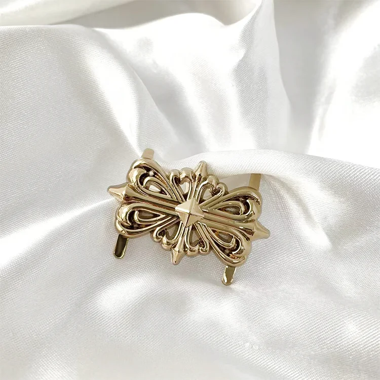 Оптовая продажа от производителя Женская Пряжка для обуви ювелирные изделия с индивидуальным логотипом пряжка из цинкового