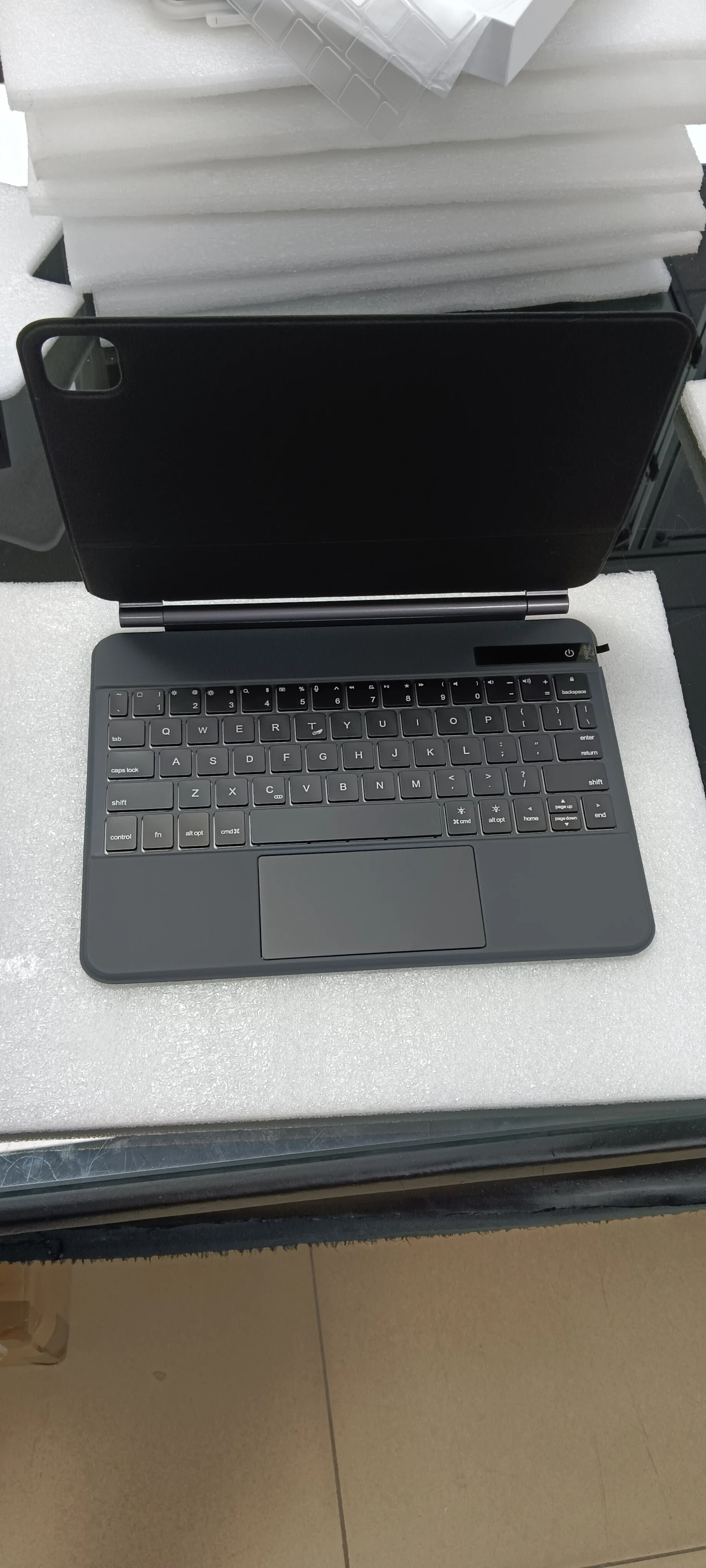 Wireless BT Keyboard for iPad 10th Generation Backlight Touch Version Magnetic Suspension Case Mouse Function New IOS Supported