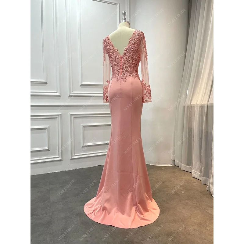 long pink birthday dress Pink Chiffon Long Prom Dresses, Pink Formal Evening Party Dress – shdress