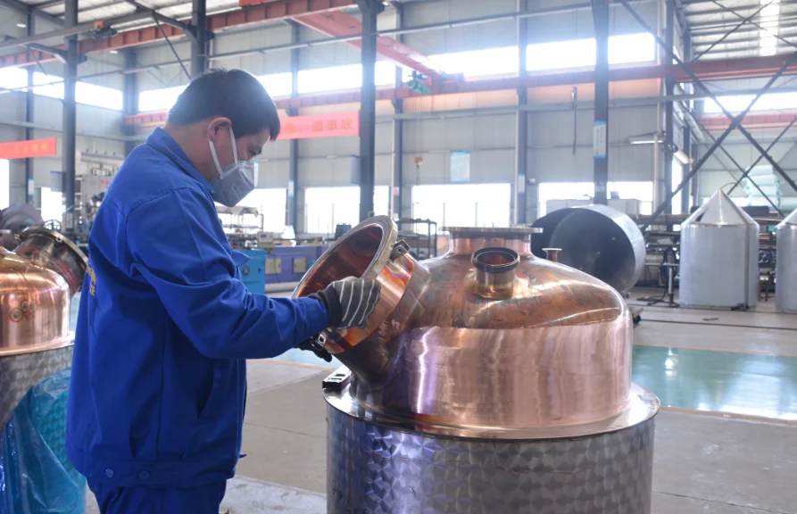 Distillation Column Industrial Distilling Equipment Alcohol Production