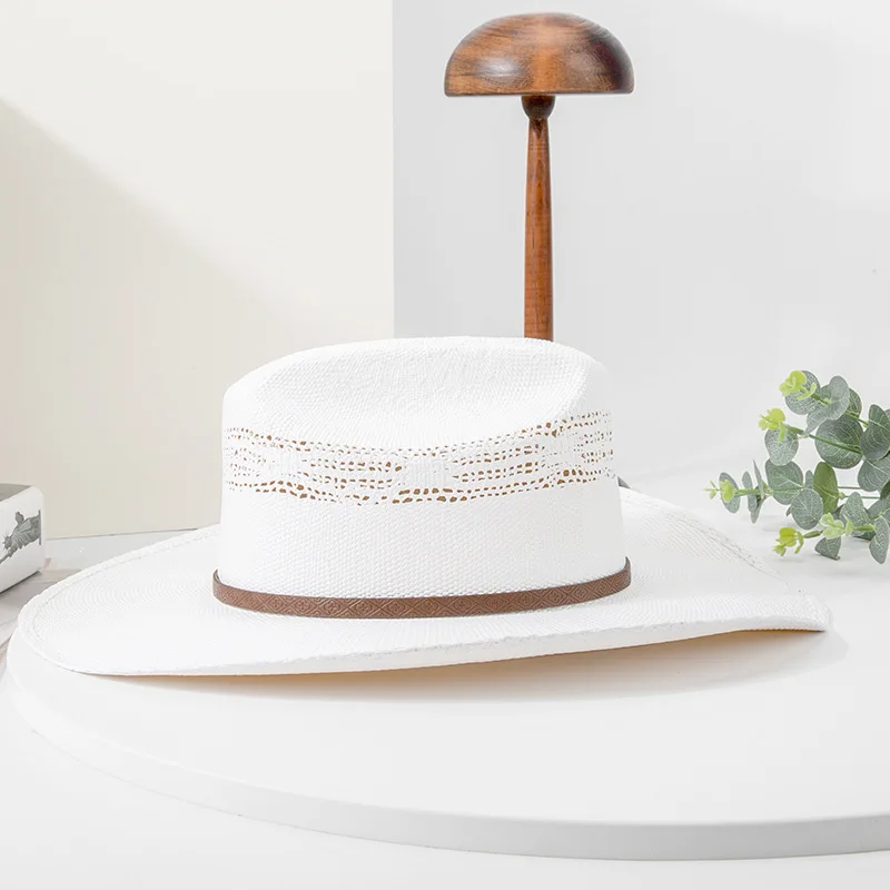 2024 Spring/Summer British Top Hat Unisex Sunshade Jazz Hat for Adults Casual Outdoor Beach Couple Hat for Men/Women's Top Hat