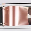 Super Brillante Metal Oro Rosa