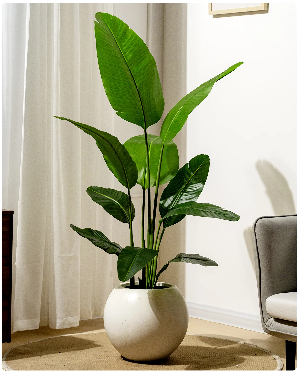 product artificial plants travelers banana palm trees indoor decorative faux plants home hotel garden decor-17