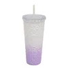 Gradient of white and purple