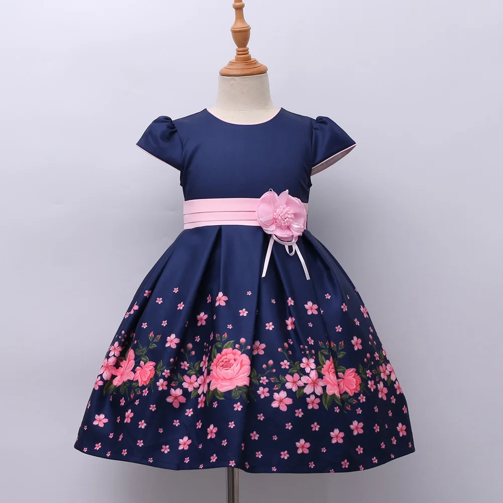 Outong Kids Roupa Infantil Menina Birthday Party Fall Dress Baby Party Wear  Flower Girls' Dresses