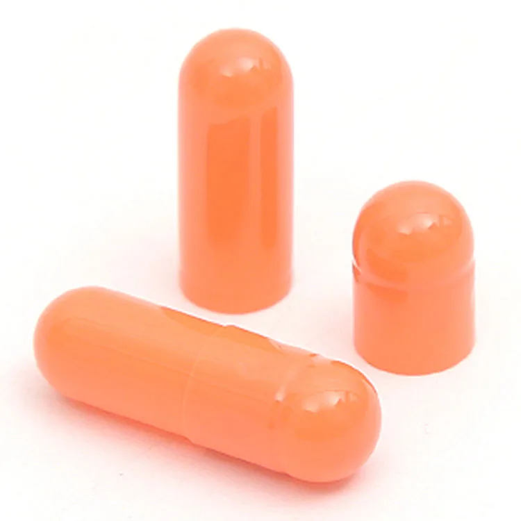 High Quality Red Color Empty Gelatin Capsules Size 000 Separated