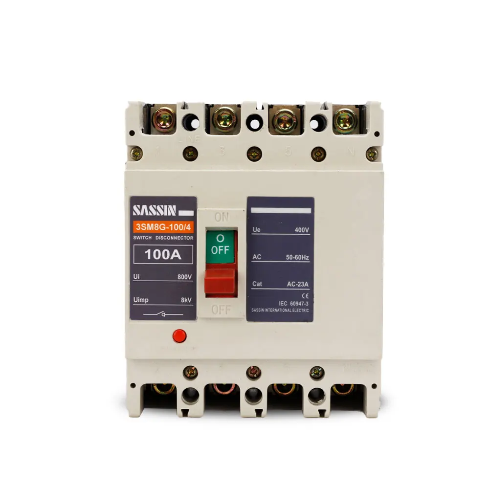 Выключатель цепи в литом корпусе 400A MCCB 3P 3SM8G главный переключатель s100a ~ 630A 4P