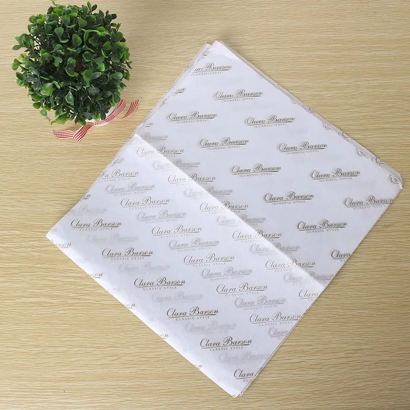 Custom Logo 17gsm Colorful Gift Packing Wrapping Tissue Paper