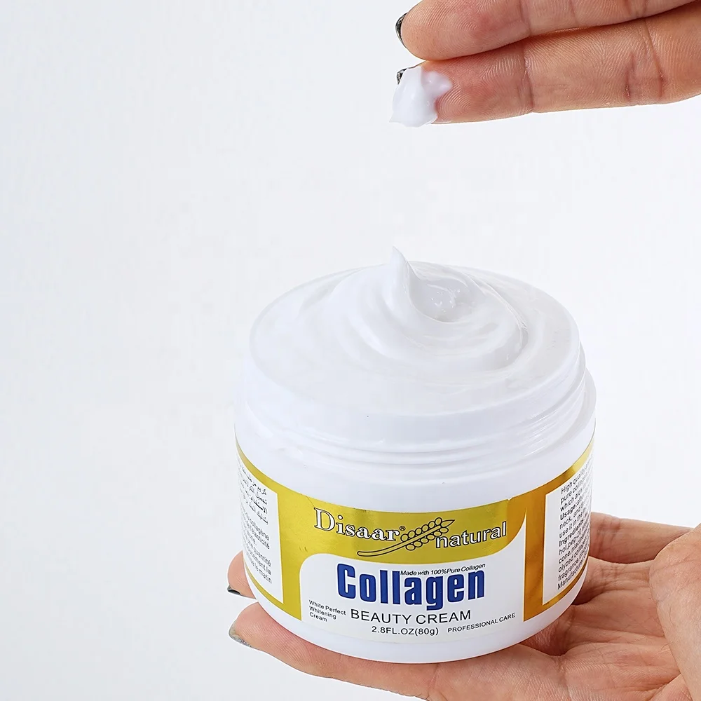 Crème Visage Collagène Extra White Anti-âge - 50g, éclaircissante, Nourrissante, Marque Lux Cosmétiques