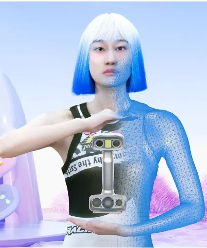 Shining Einscan H2 Handheld 3D Scanner Human Figure and Colorful Objects 3D Laser Scanner