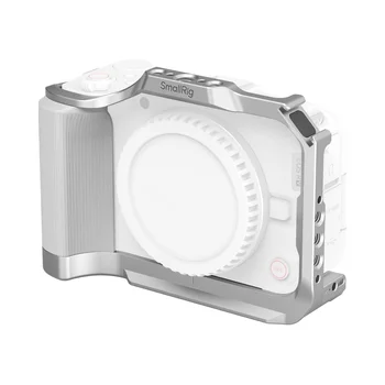 For SmallRig R50V Camera Cage Ergonomic Silicone Grip QR Plate ARCA 1/4"-20 Thread 3/8"-16 Holes ARRI Cold Shoe QD Sockets for