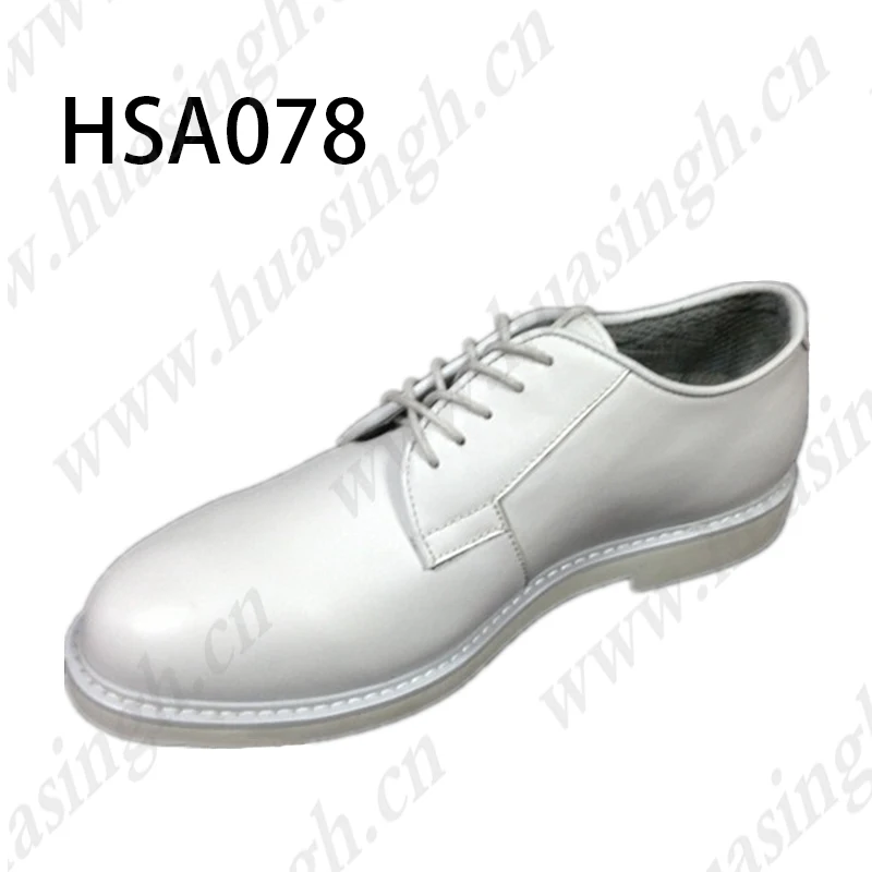 Rwh, White Full Grain Leather Low Cut Uniform Dress Shoes Black Shining Colour Available slip on Rubber Outsole Men Shoes HSA078