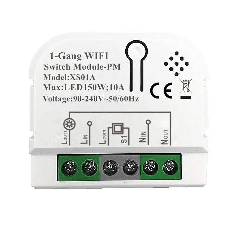 KiWi MM1 Mini Modulo Interruttore Smart WiFi 16A 230V 