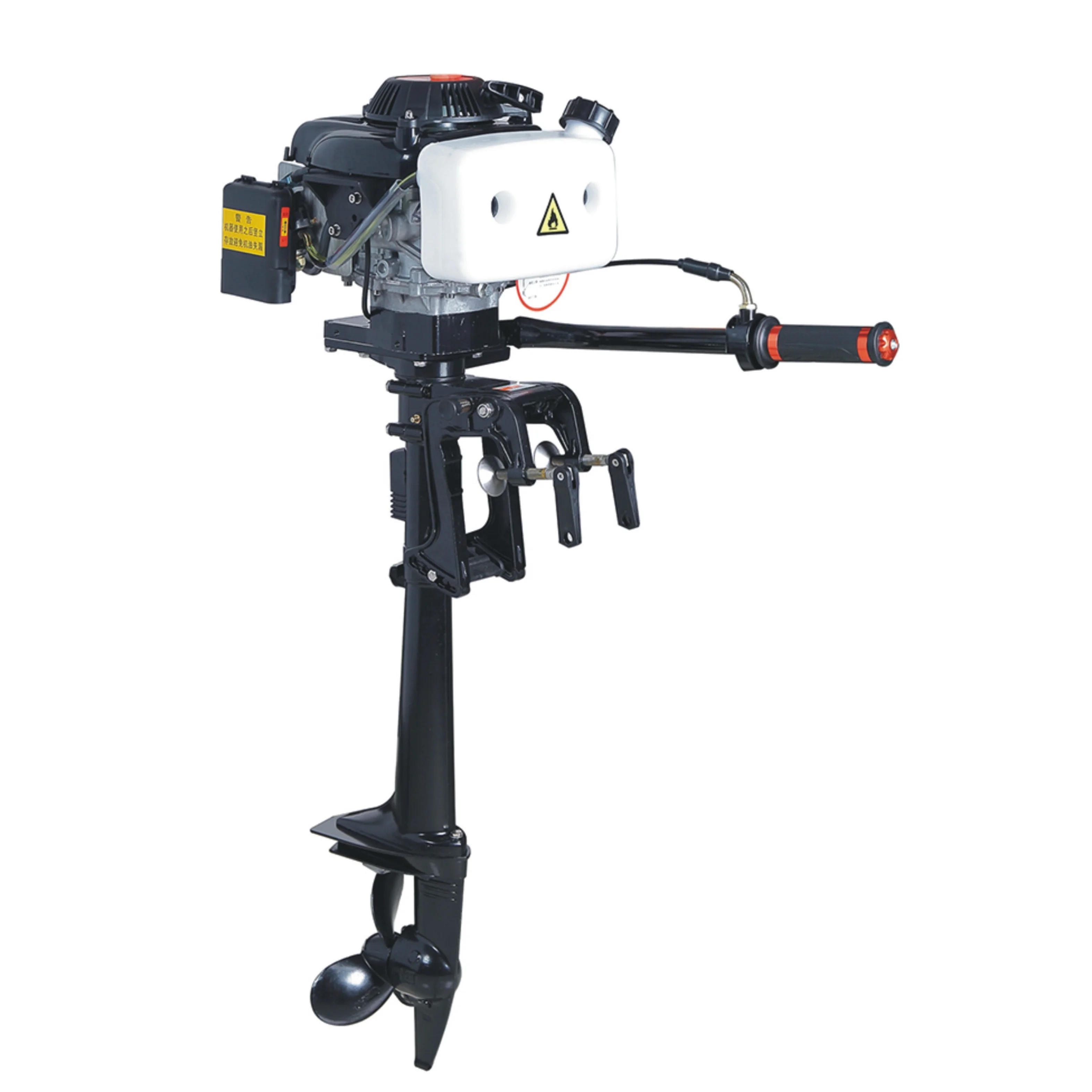 2 Stroke 3.6HP Outboard Motor, HANGKAI 55CC Heavy Duty Fishing Boat En &ndash