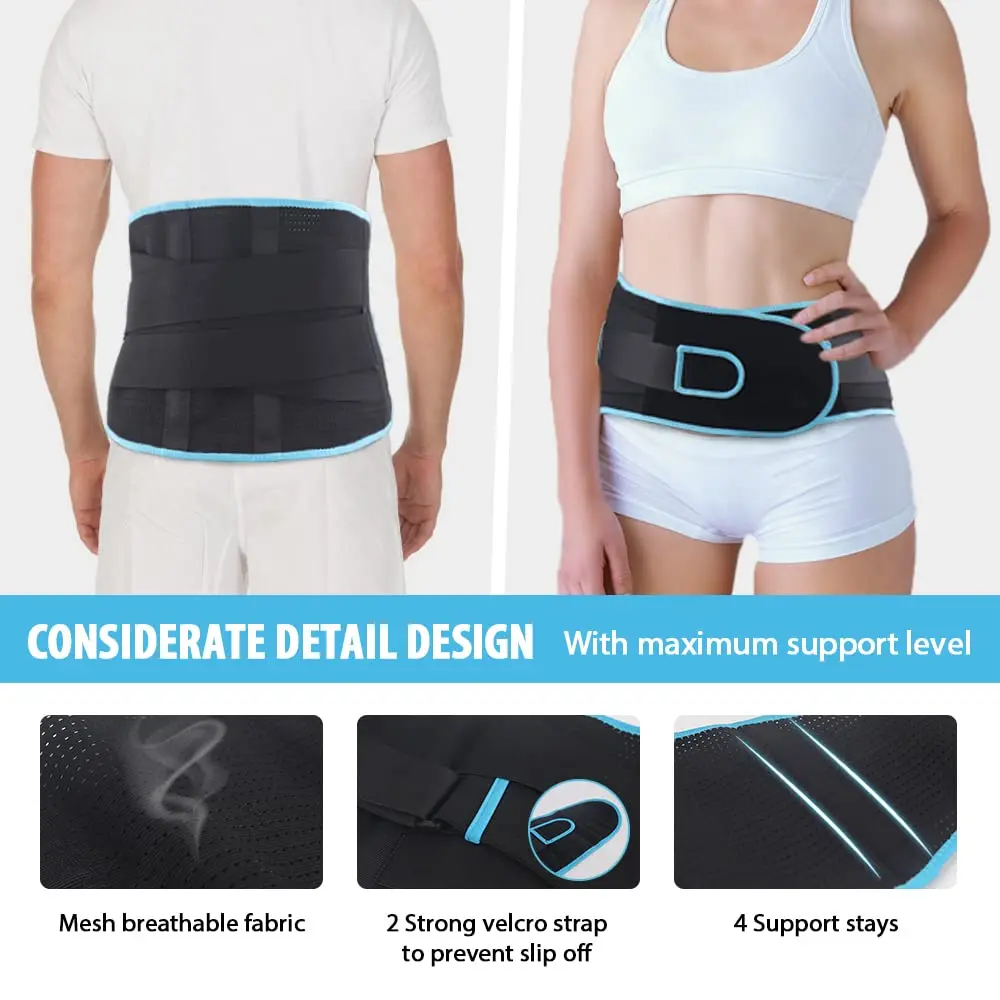 Large Back Ice Pack For Injuries Reusable Gel Pack For Lower Back Pain ...