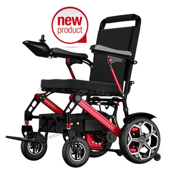 The New Ultra-light Electric Wheelchair Is Equipped With a 12A Lithium Battery Is Small Lightweight and Easy to Fold